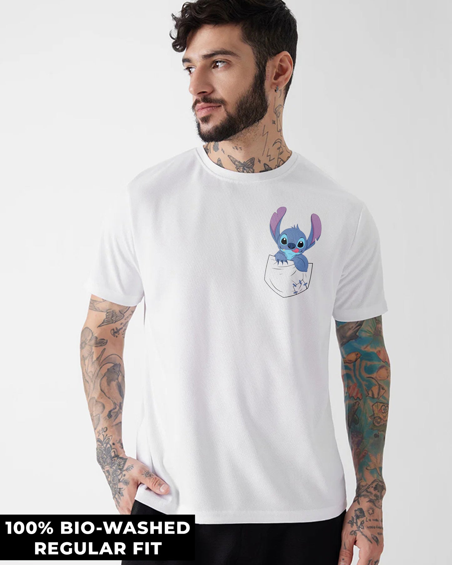 Cute Pocket Cotton | Regular Fit Tee