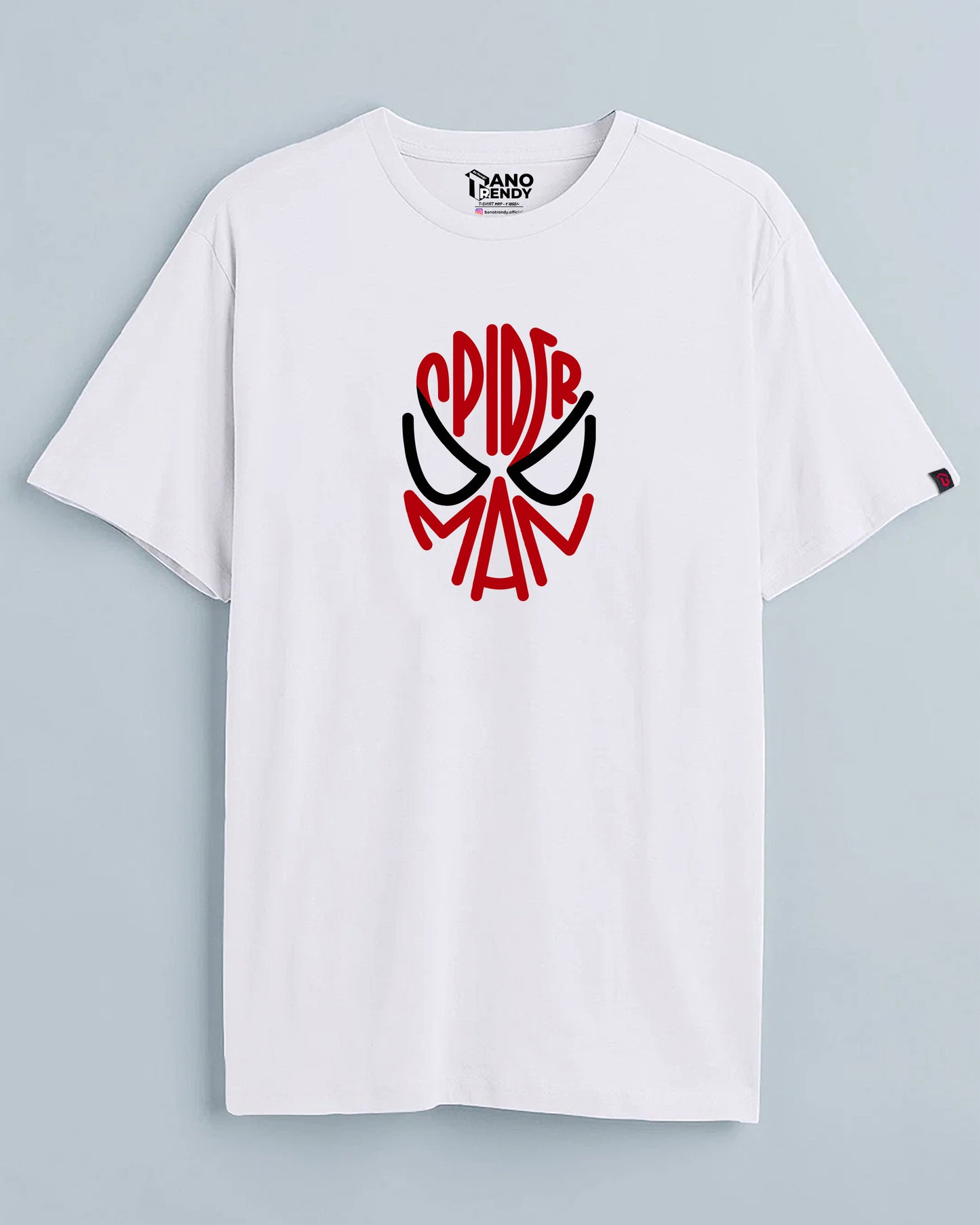 The SPIDY Regular Fit Tee White Pure Cotton