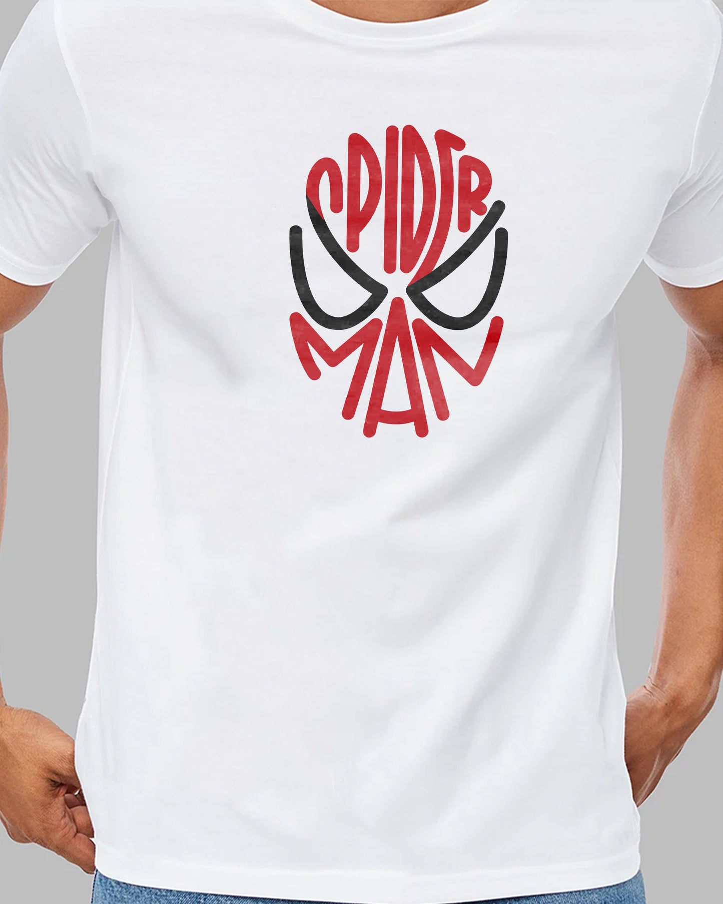 The SPIDY Regular Fit Tee White Pure Cotton