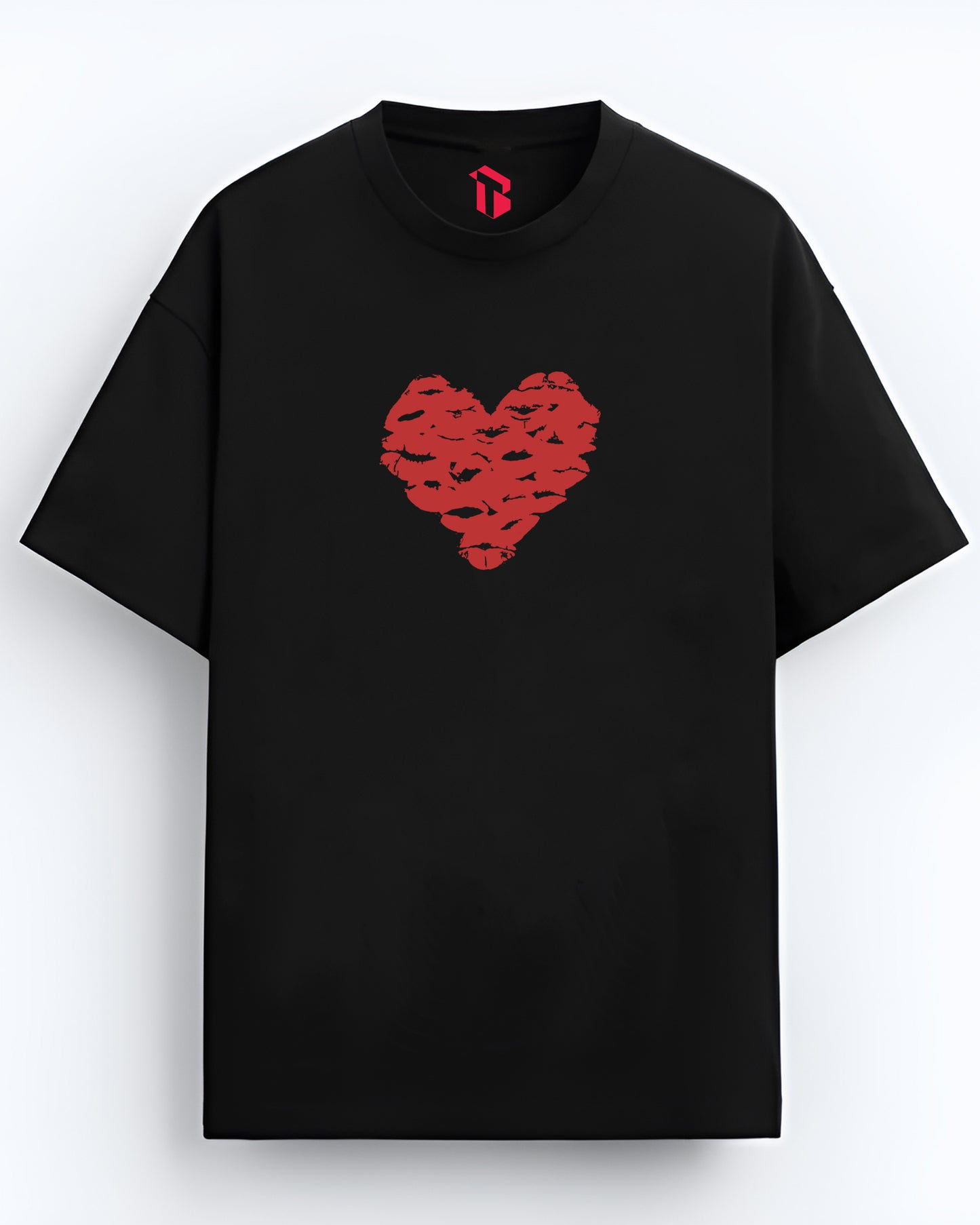 LOVE CURSE BLACK OVERSIZED T-SHIRT