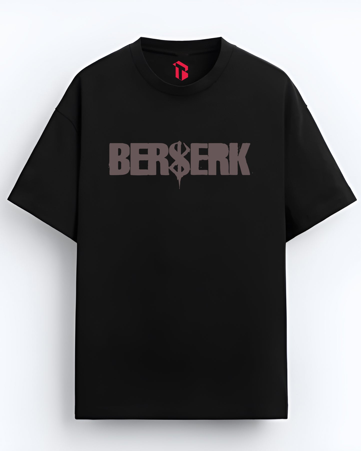 BERSERK ANIME BLACK OVERSIZED T-SHIRT