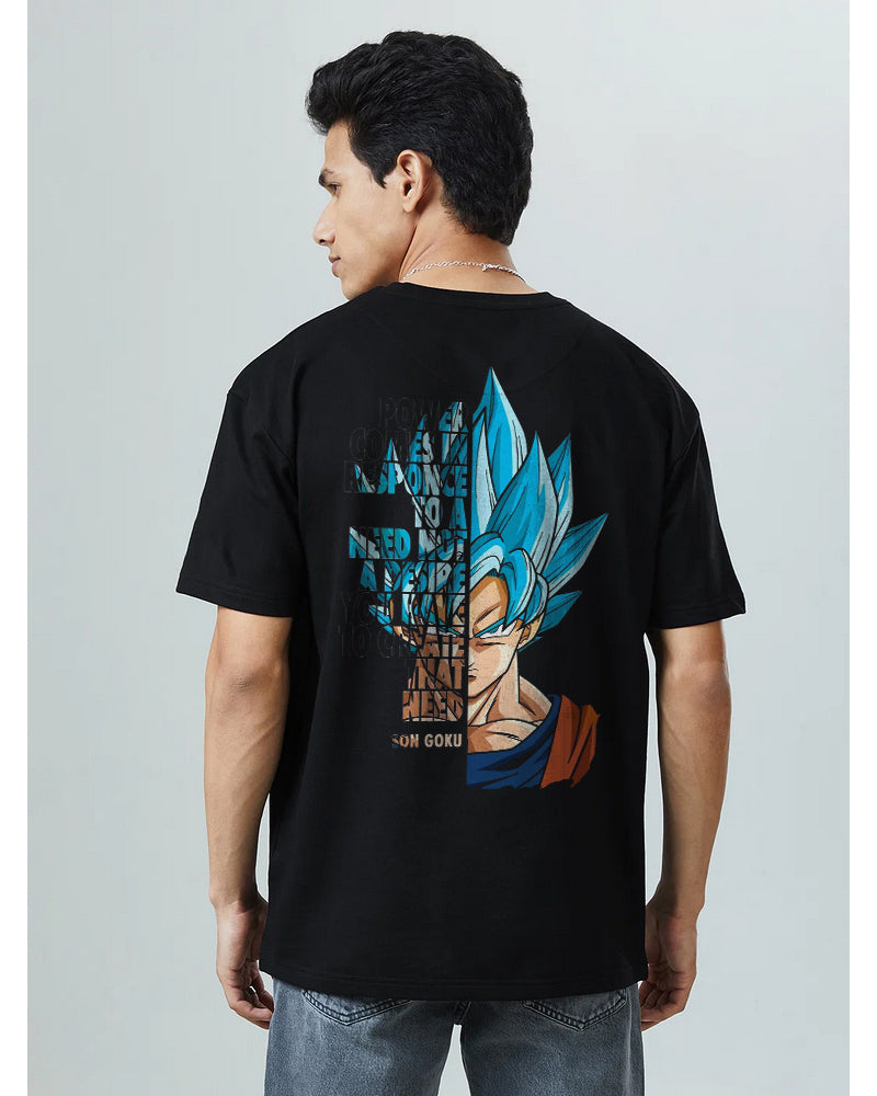 Goku Oversized Black T-shirt