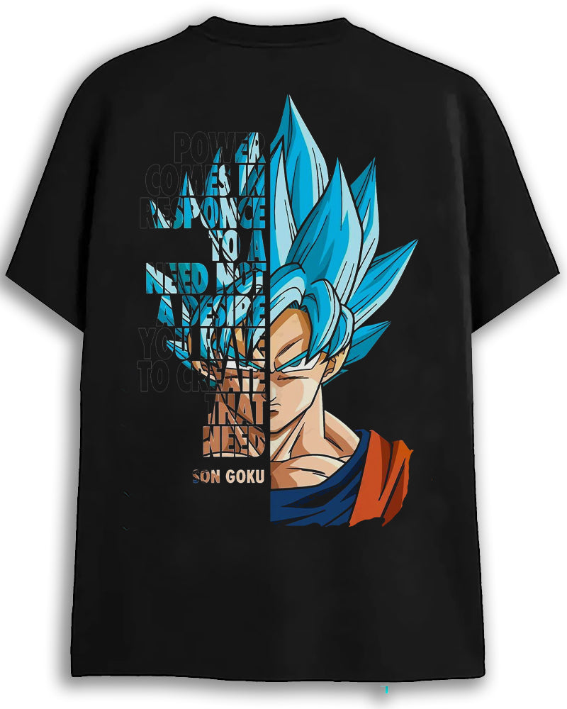 Goku Oversized Black T-shirt