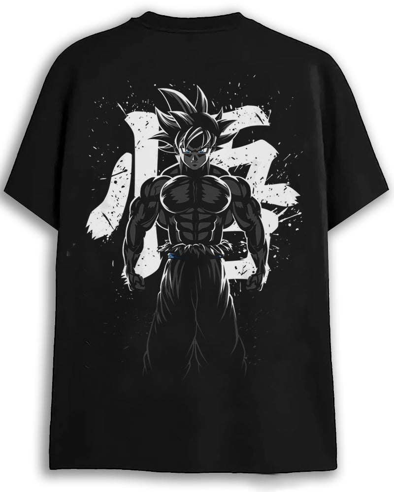 GOKU Most Muscular Oversized Black T-shirt