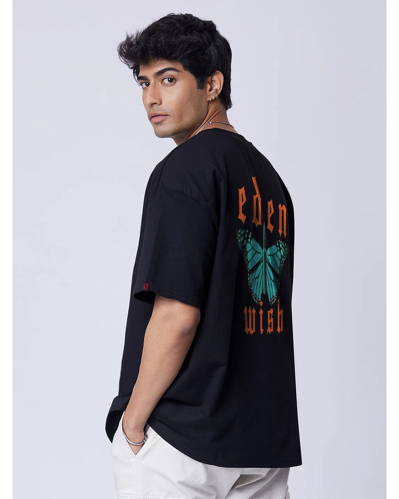 BUTTER BULLET Oversized Black T-shirt