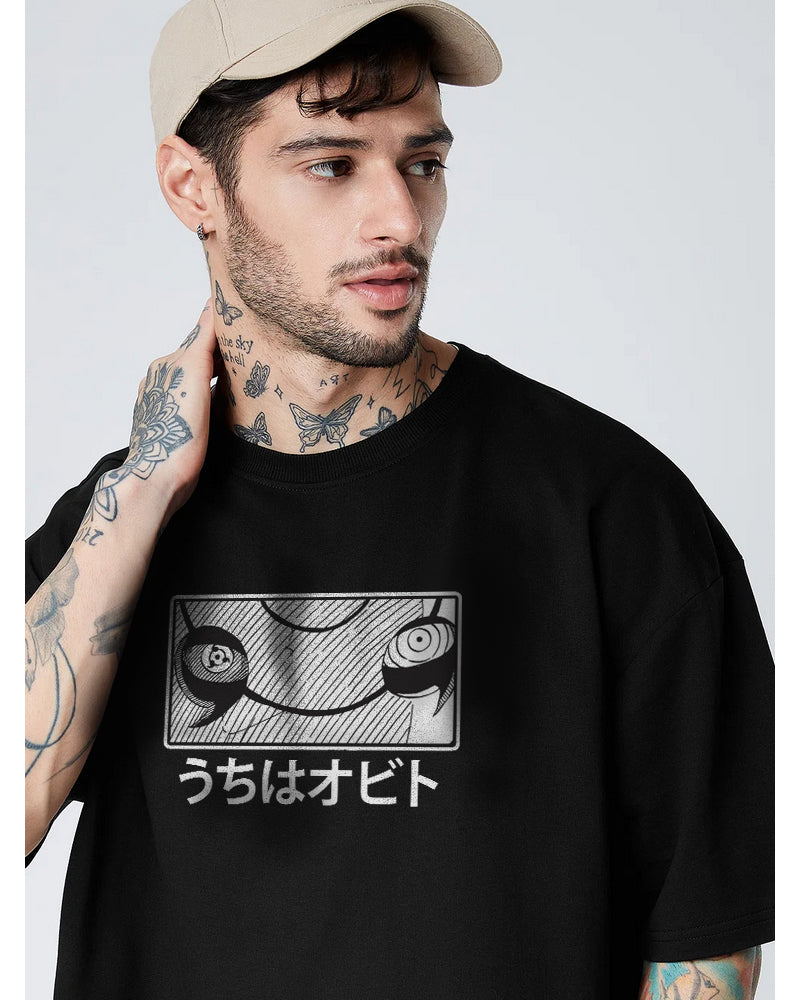 Obito Oversized Black T-shirt