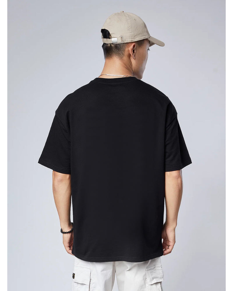 Stupid Society Oversized Black T-shirt