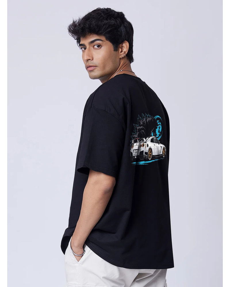 Carzilla Oversized Black T-shirt