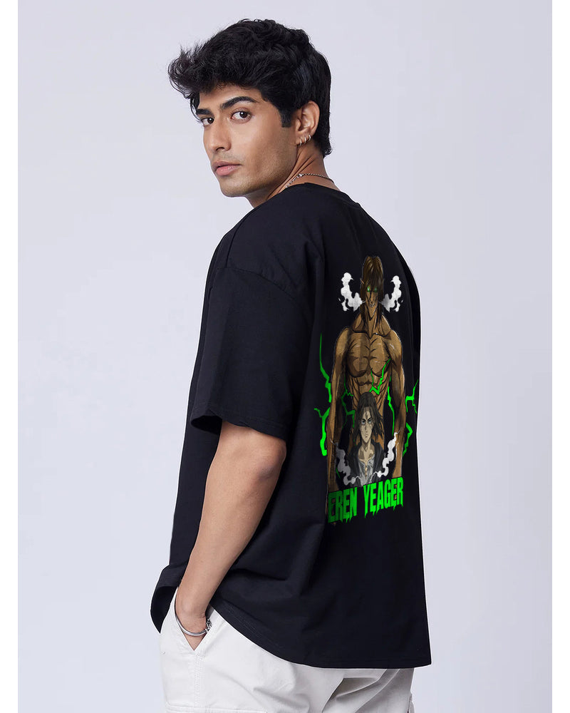 AOT Oversized Black T-shirt