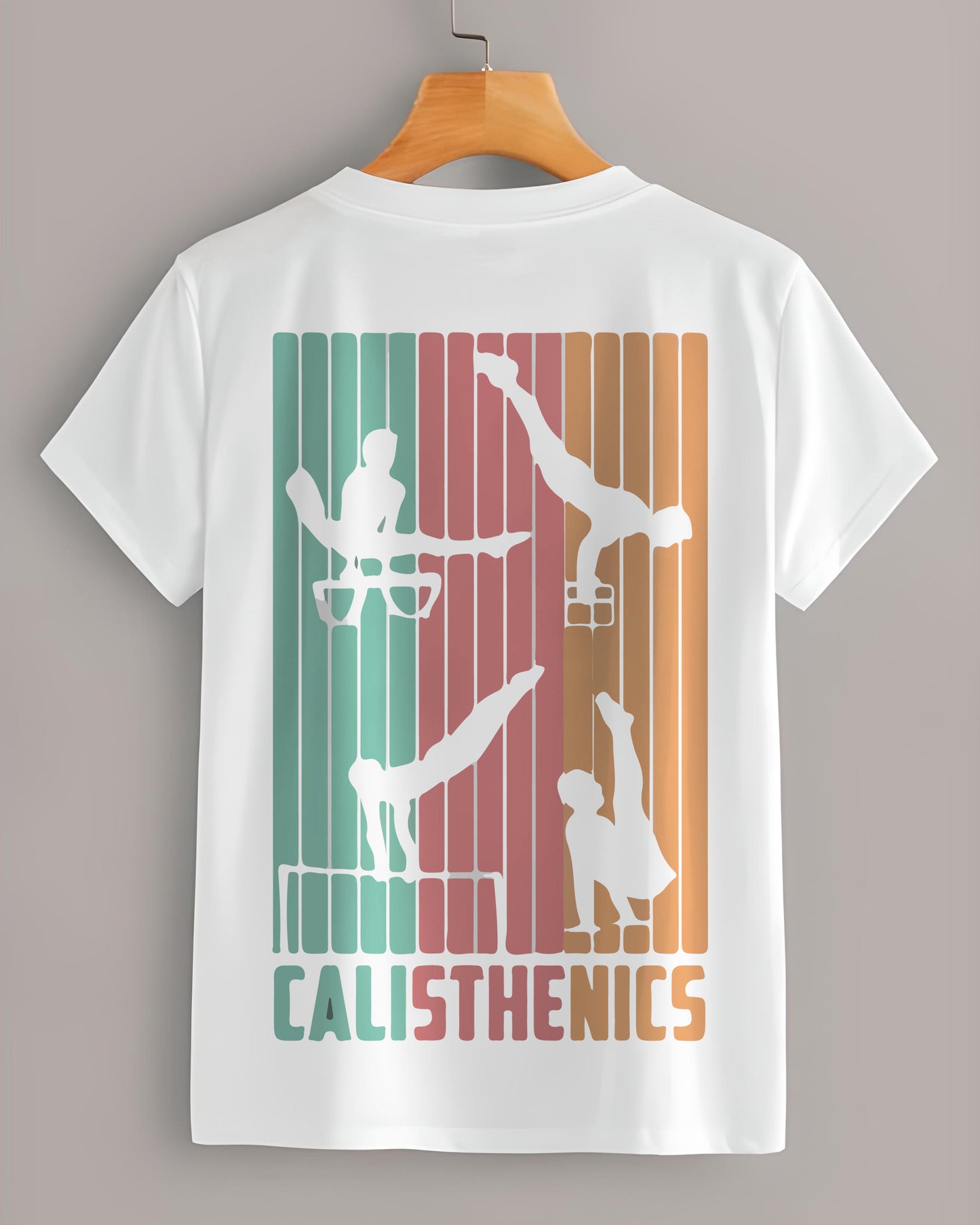 CALISTHENICS CLASSIC MOVES WHITE REGULAR T-SHIRT