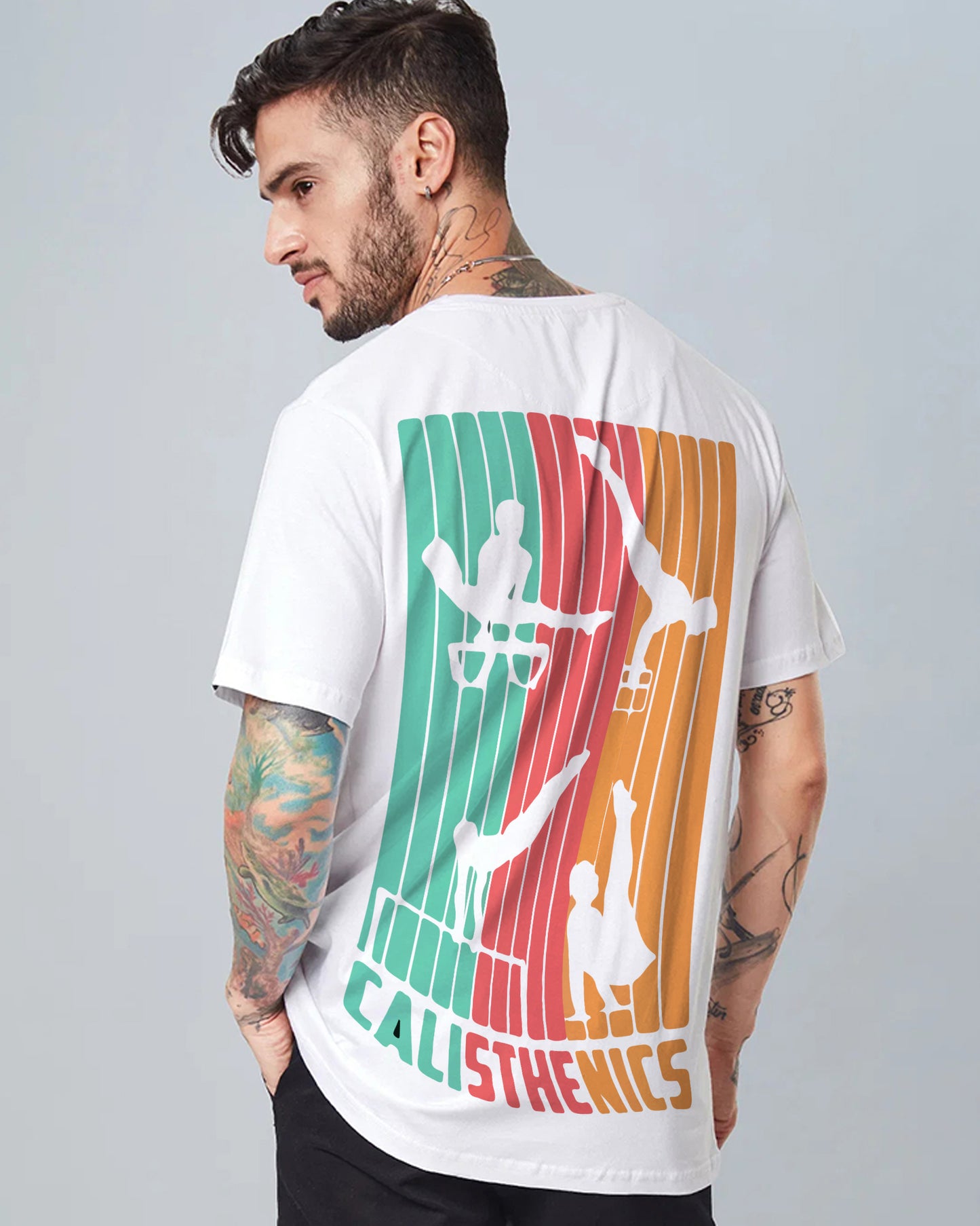 CALISTHENICS CLASSIC MOVES WHITE REGULAR T-SHIRT