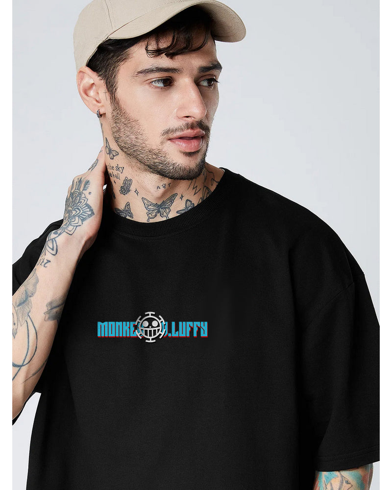 LUFFY Oversized Black T-shirt