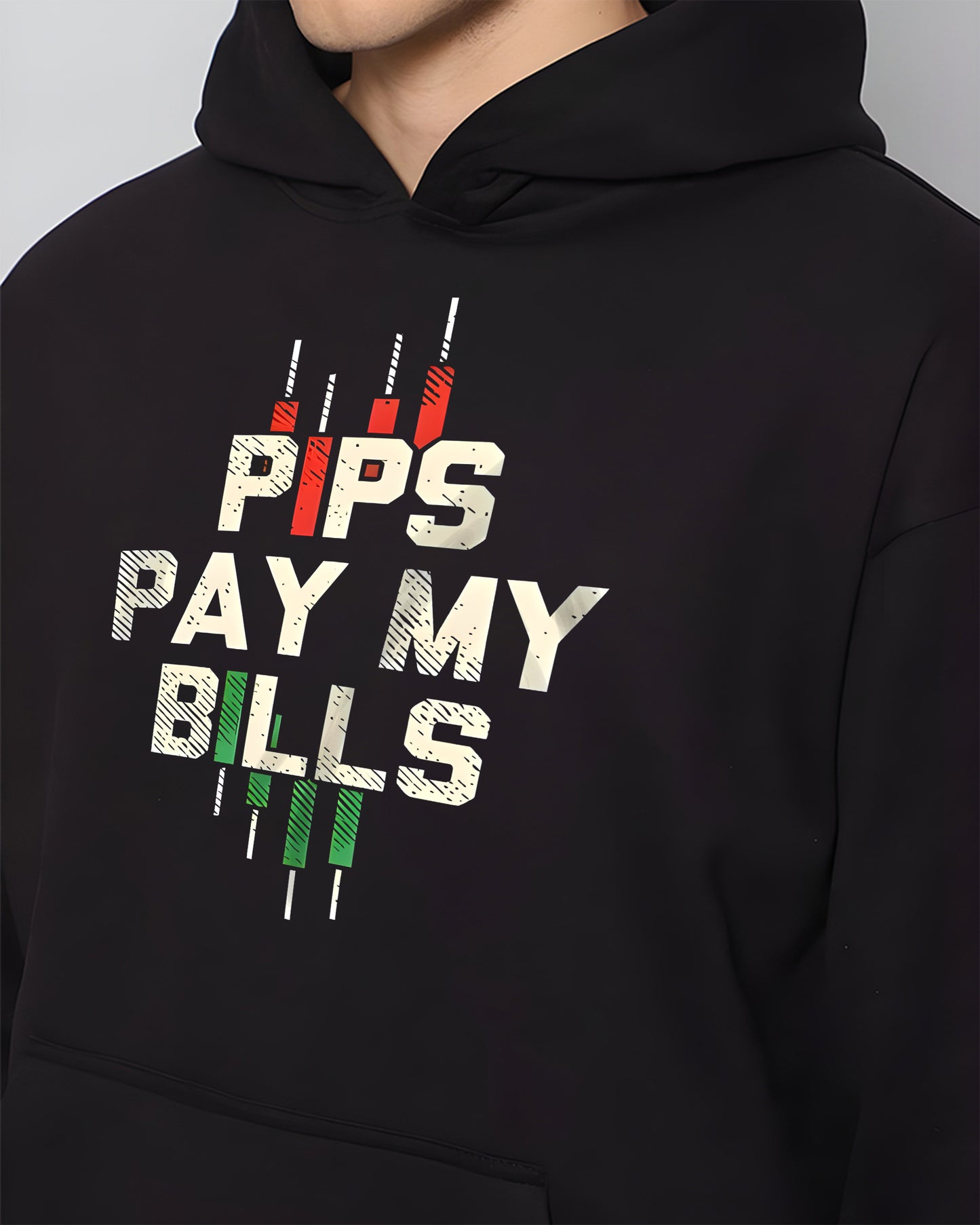 CANDLES PAYS MY BILLS BLACK HOODIE