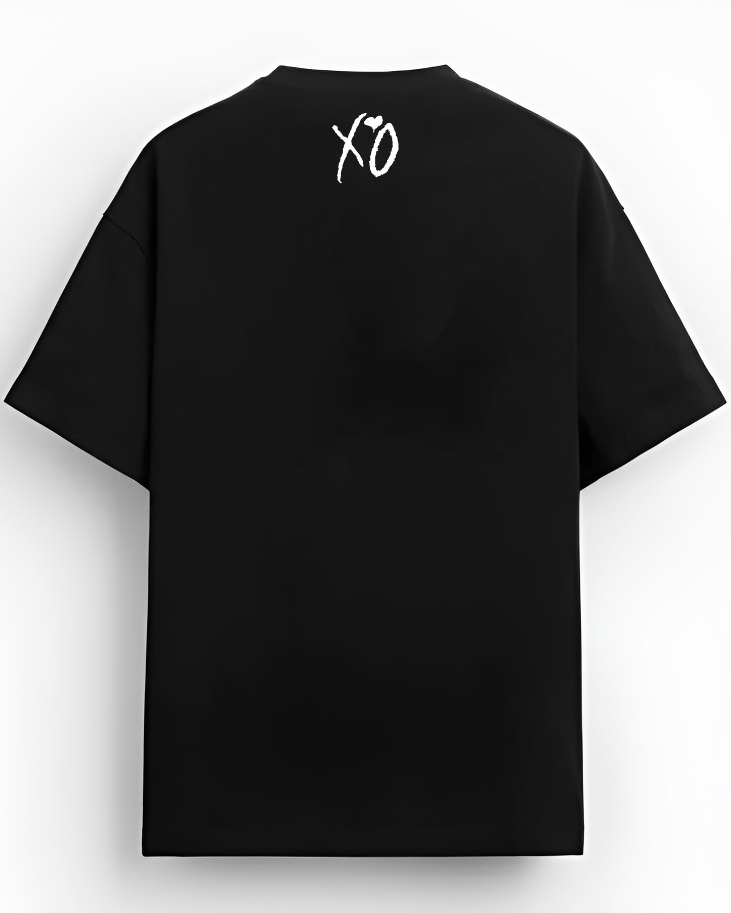 WEEKND DIE FOR YOU SONG BLACK OVERSIZED TEE