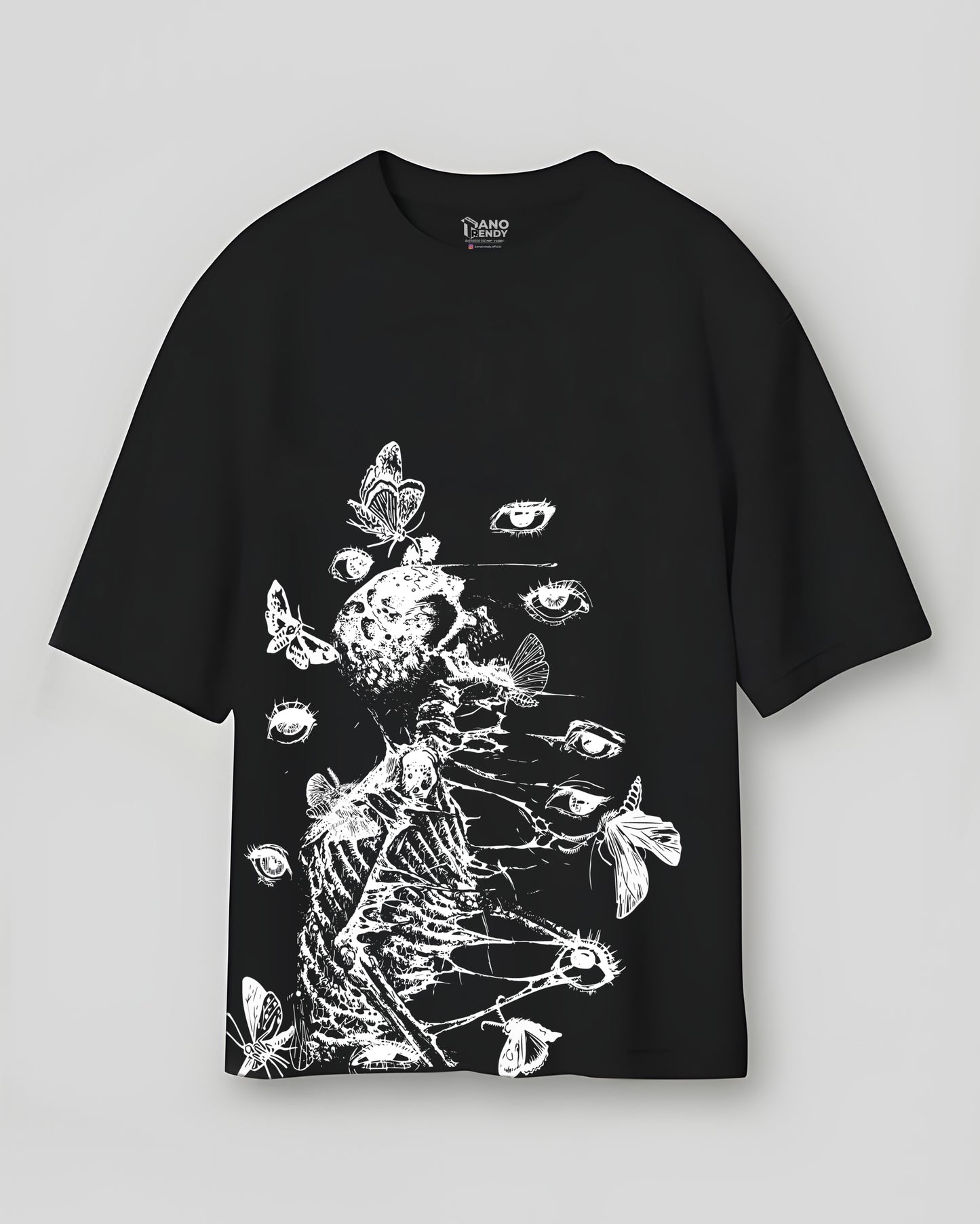 I love Death 260GSM COTTON BLACK | OVERSIZED TEE