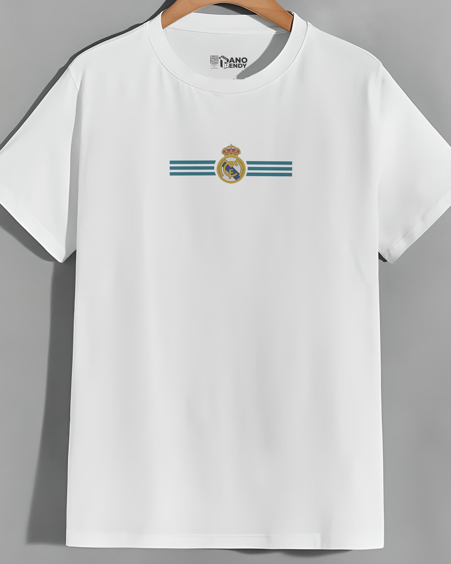 RONALDO ICONIC FOOTBALL PLAYER WHITE REGULAR T-SHIRT