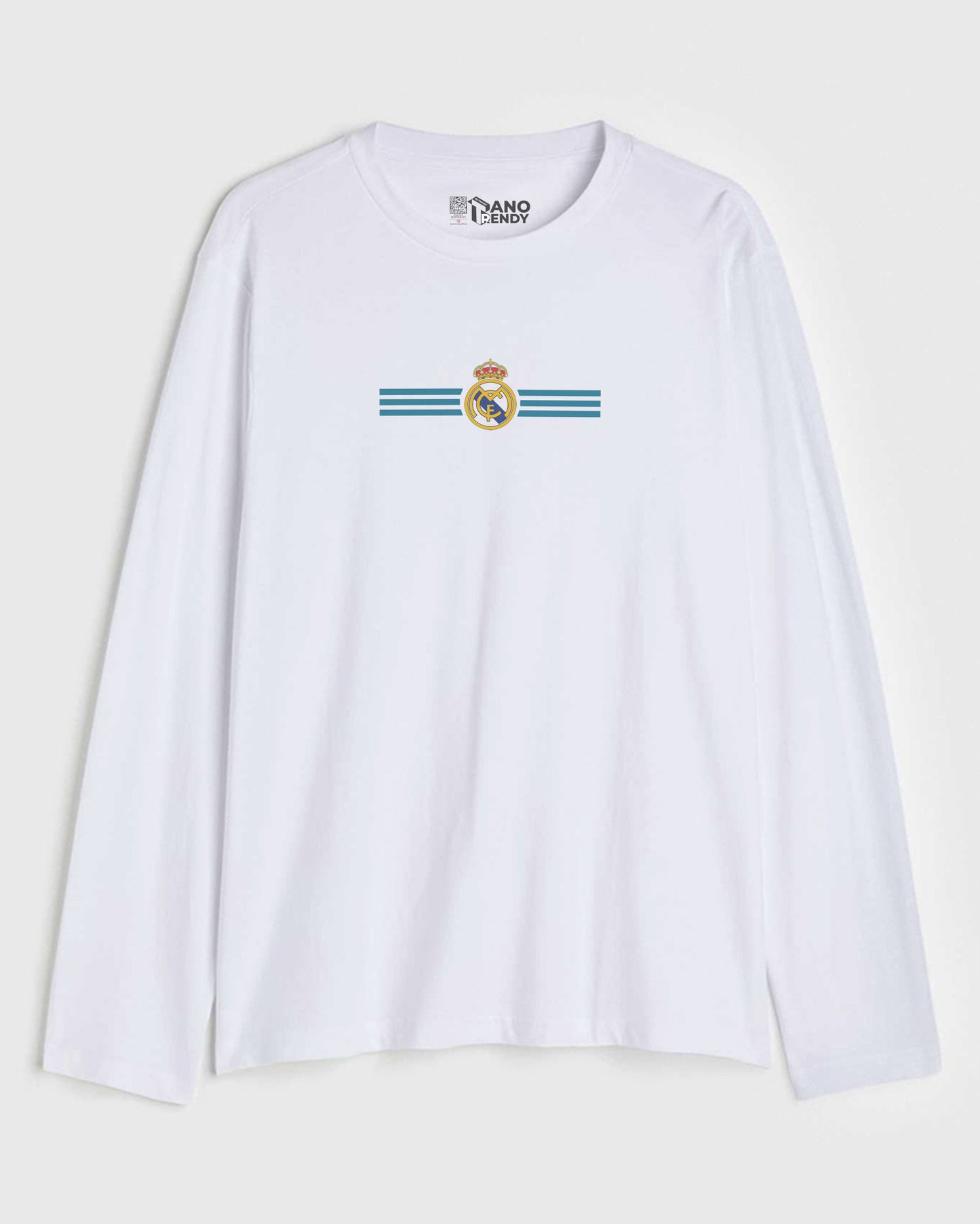 CRISTIANO RONALDO ICONIC FOOTBALL WHITE FULL SLEEVES T-SHIRT