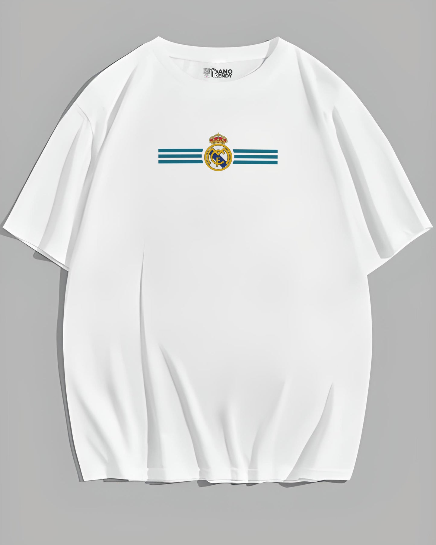 CRISTIANO RONALDO ICONIC FOOTBALL WHITE OVERSIZED T-SHIRT