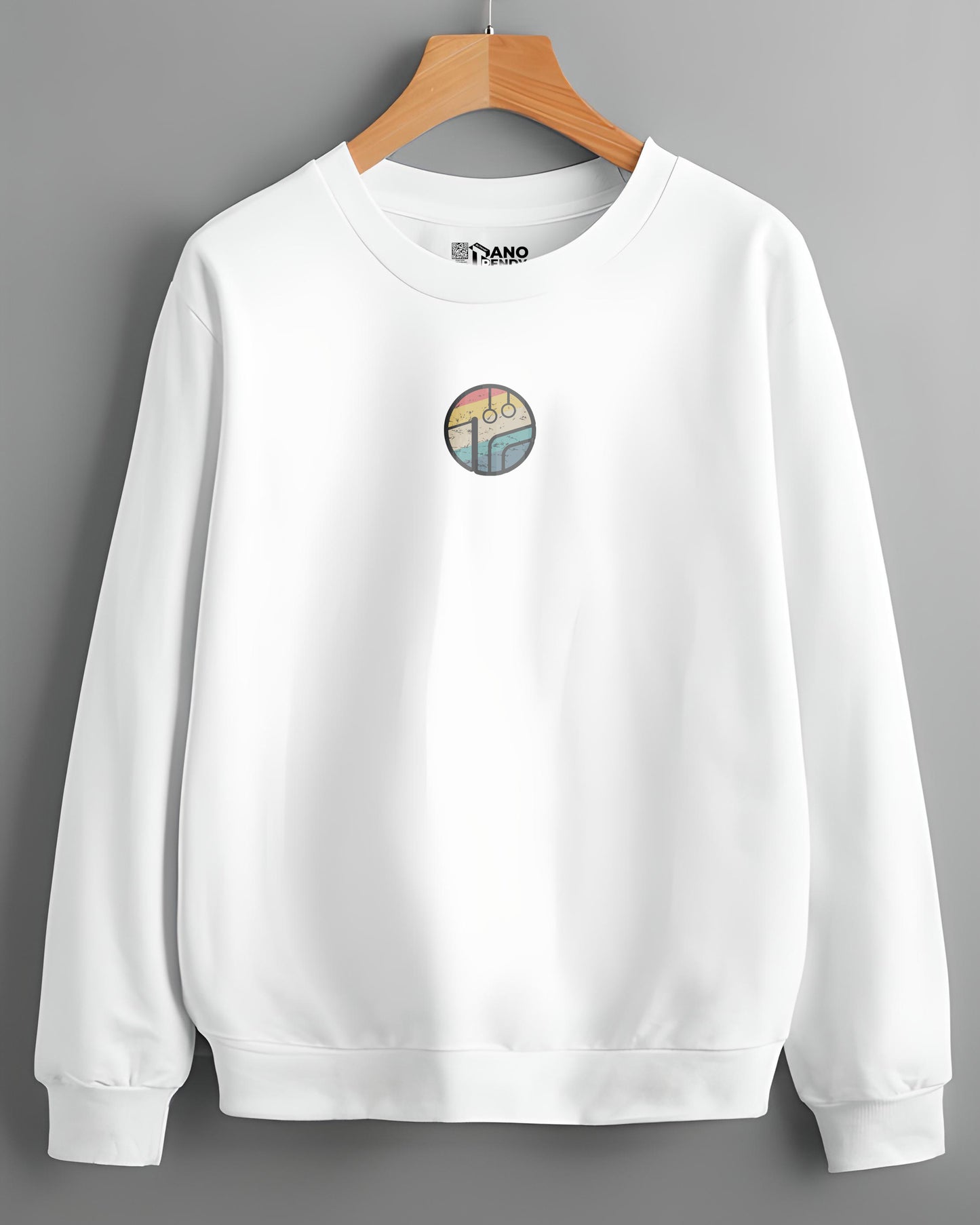 CALISTHENICS CLASSIC MOVES WHITE SWEATSHIRT