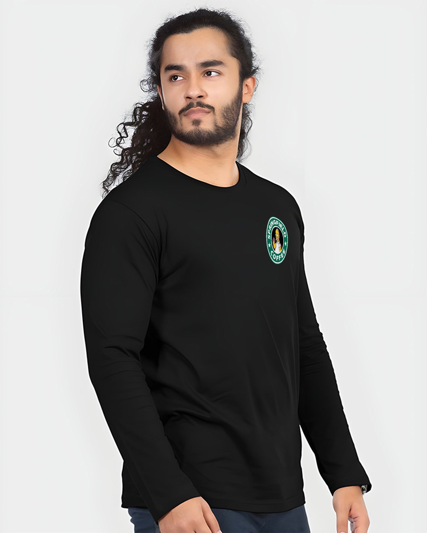 STARBUCKS Full-sleeve Black T-shirt