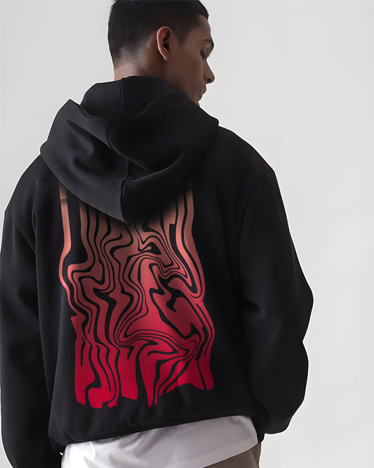 GRAPHIC WATER BLACK HOODIE