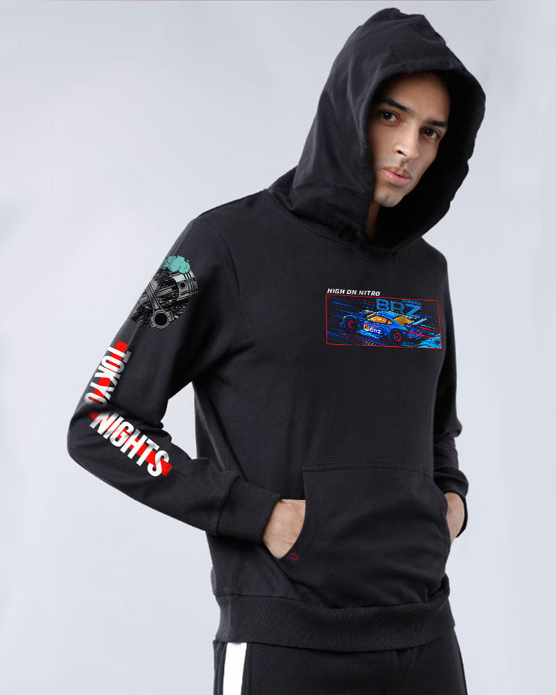 The Piston Monster Premium Hoodie Black