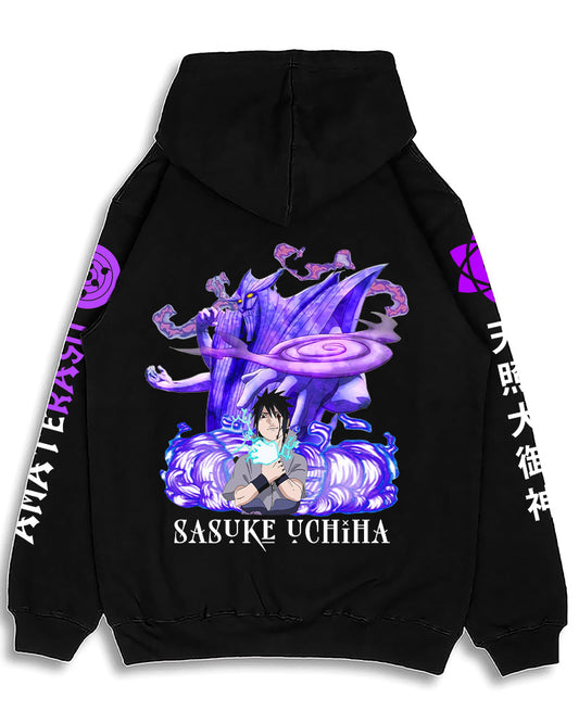 The Sasuke Uchiha Premium Hoodie Black