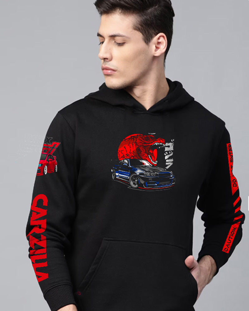 The Carzilla Premium Hoodie Black