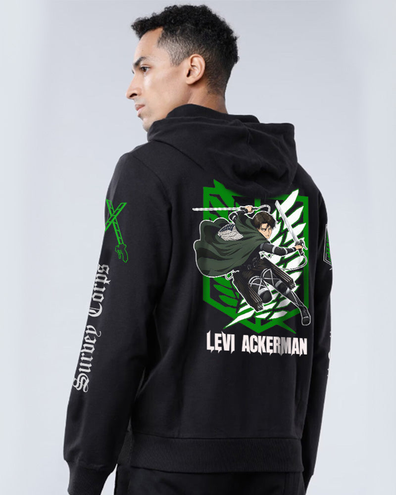 The Levi AOT Premium Hoodie Black