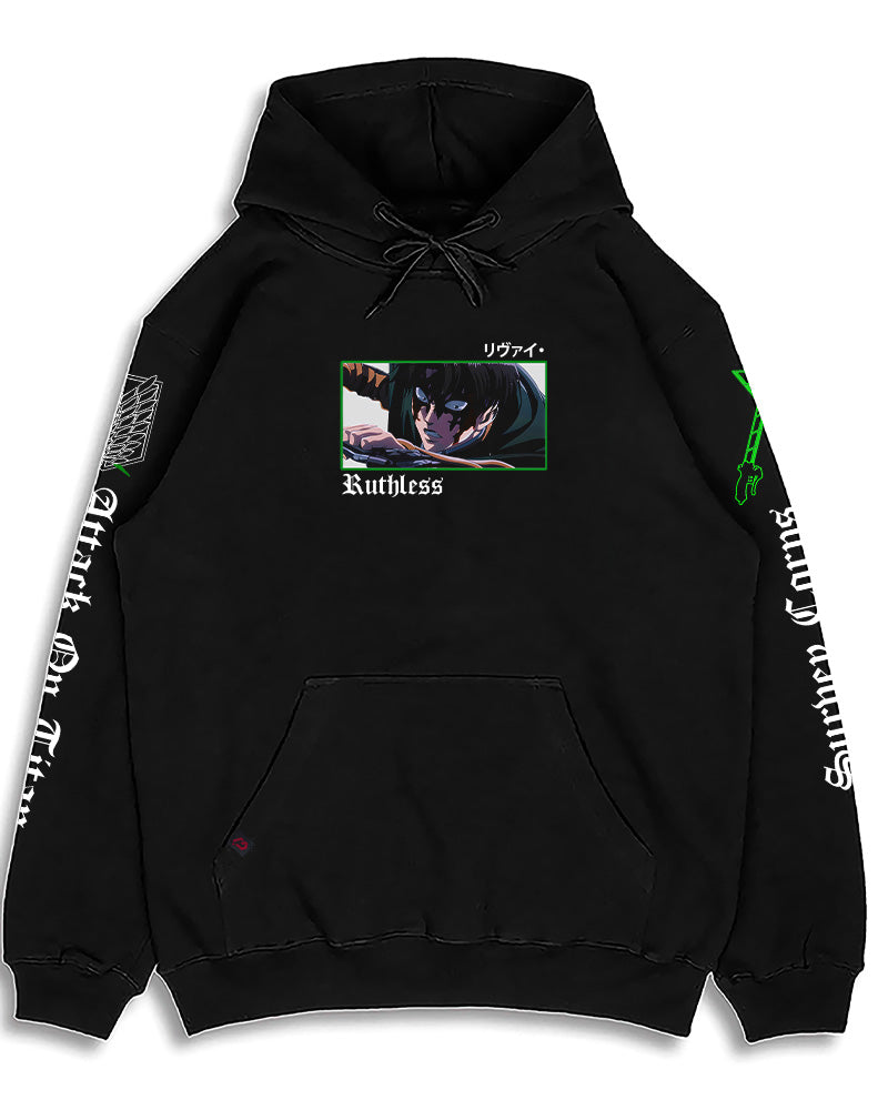 The Levi AOT Premium Hoodie Black