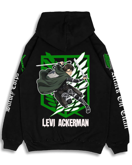 The Levi AOT Premium Hoodie Black