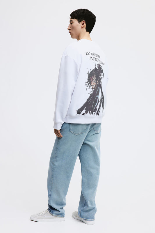 Vagabond White | Regular Fit Sweatshirt