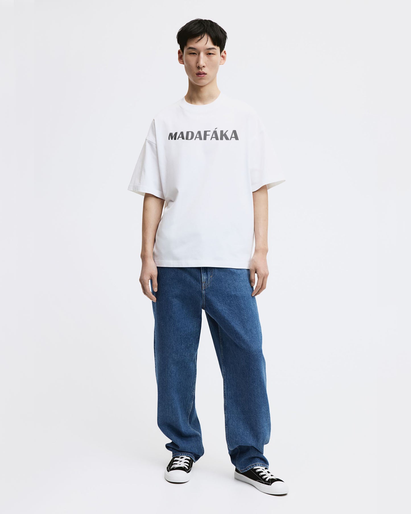 MADAFAKA 260GSM COTTON WHITE | OVERSIZED TEE