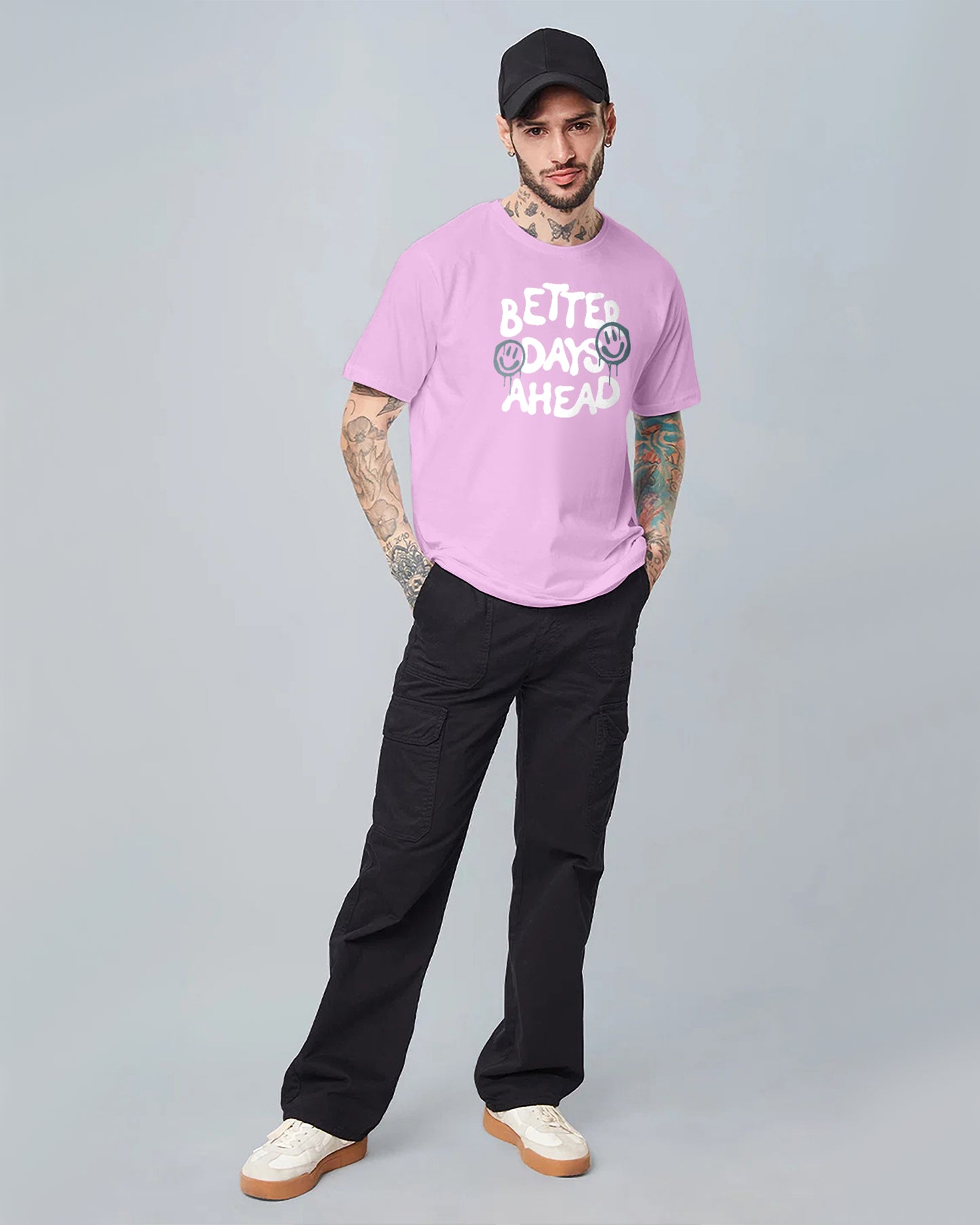 Better Days Ahead Lavender Regular T-shirt