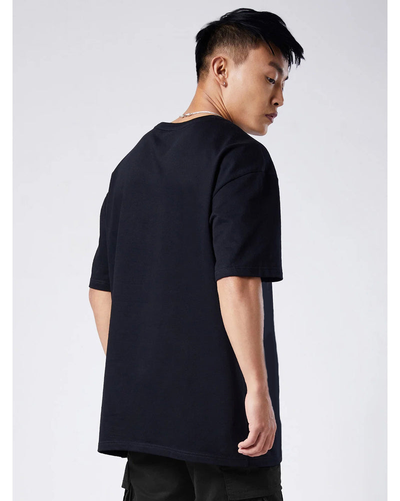 Peace Oversized Black T-shirt