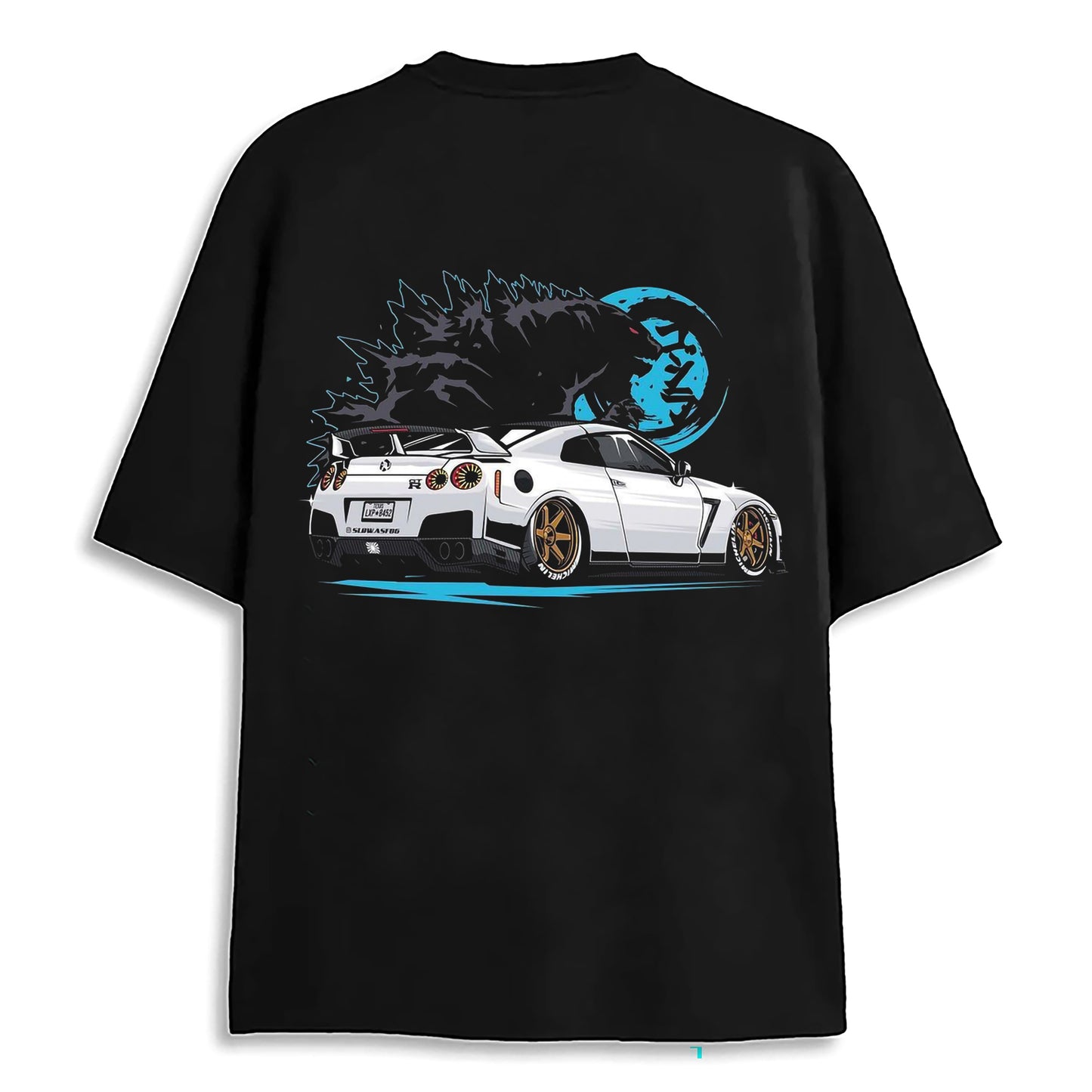 Carzilla Oversized Black T-shirt