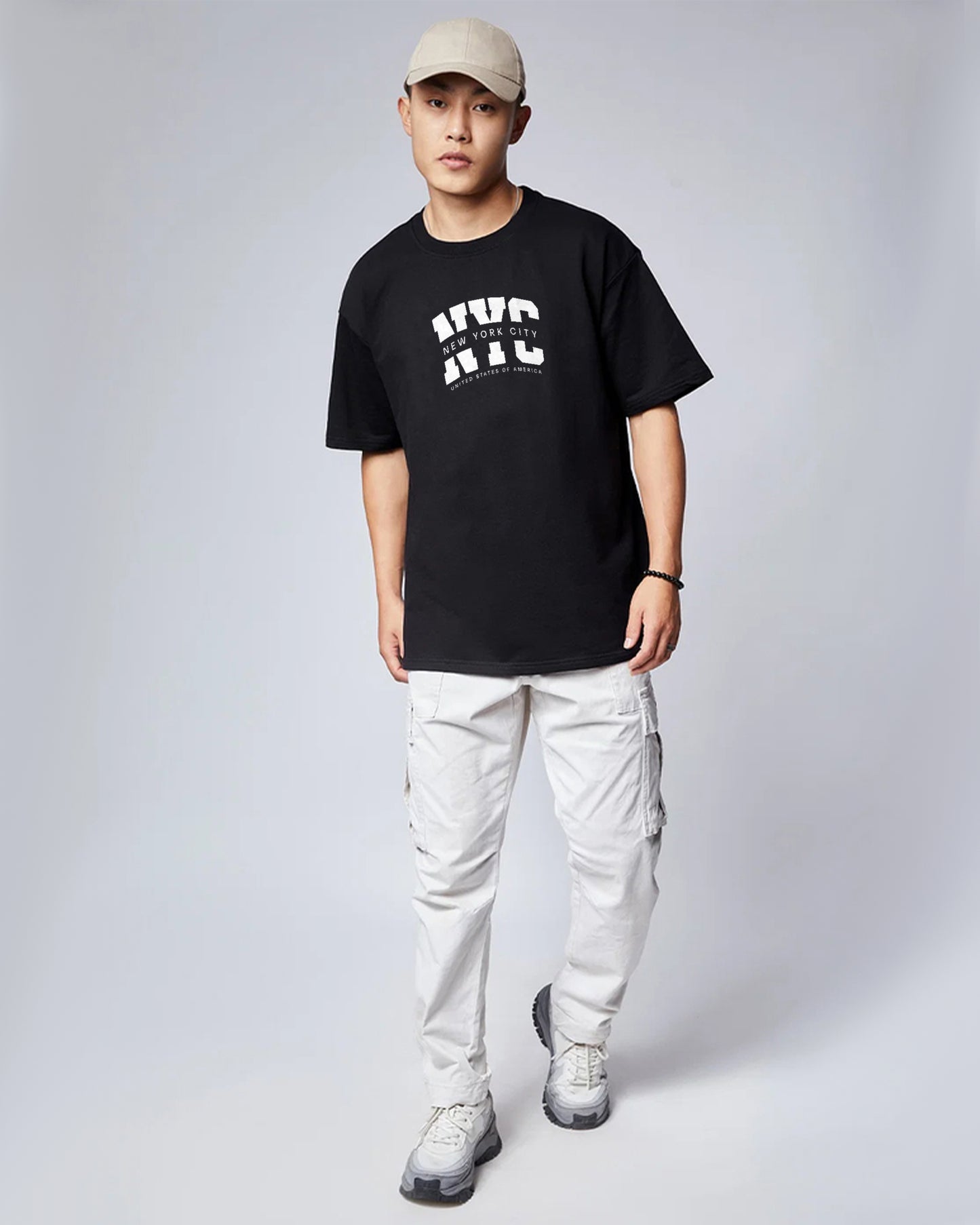 NYK OVERSIZED TEE BLACK 260GSM