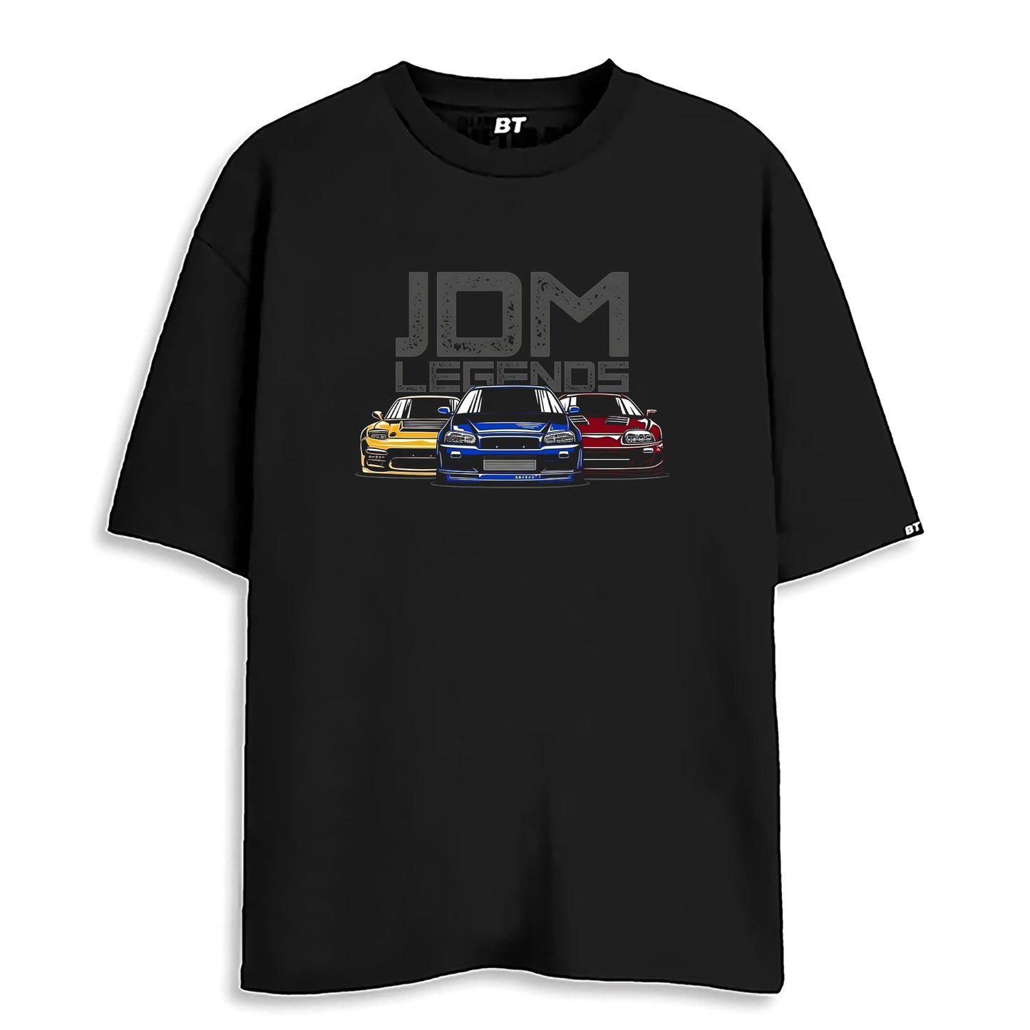 JDM Oversized Black T-shirt