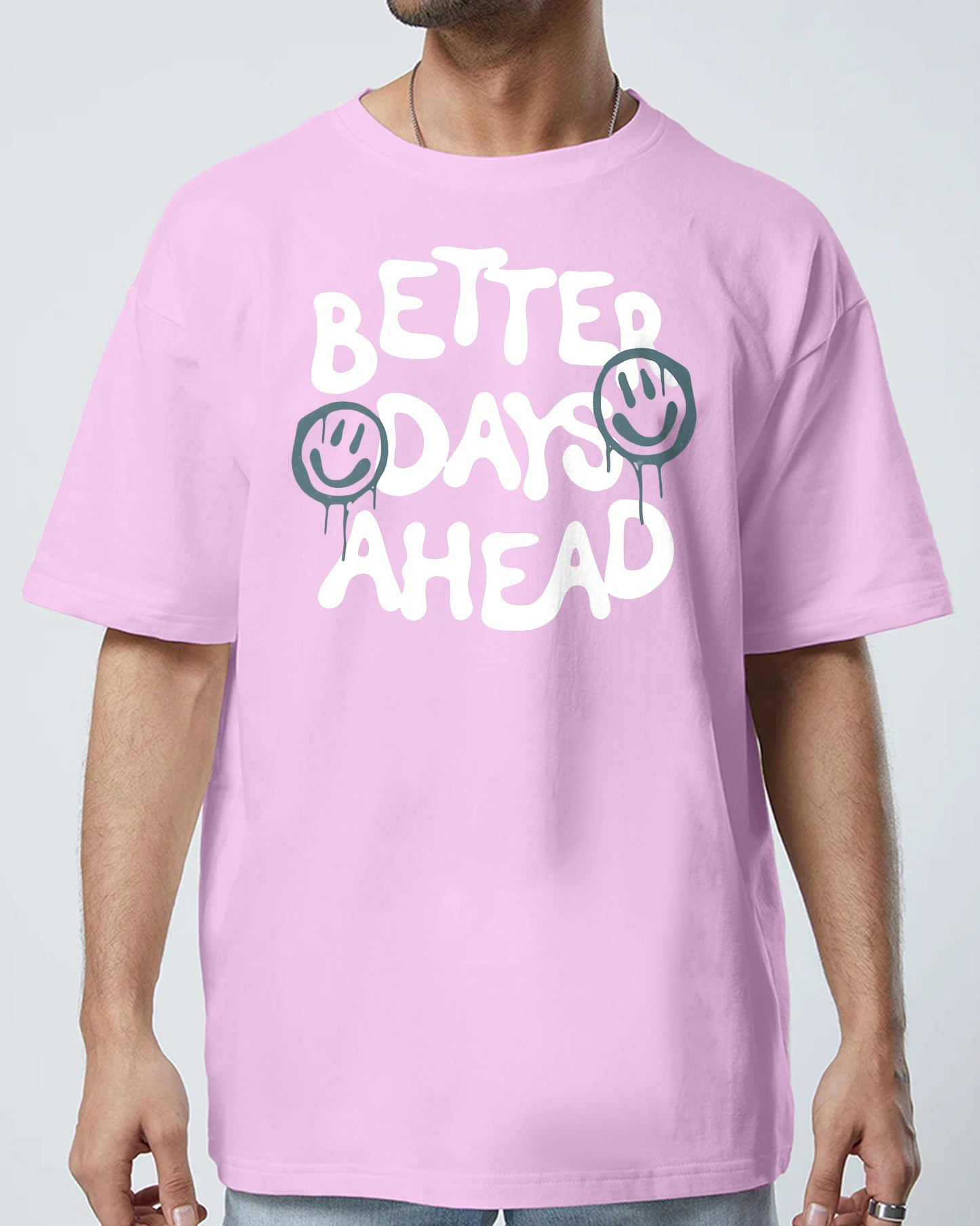 Better Days Ahead Lavender Oversized T-shirt