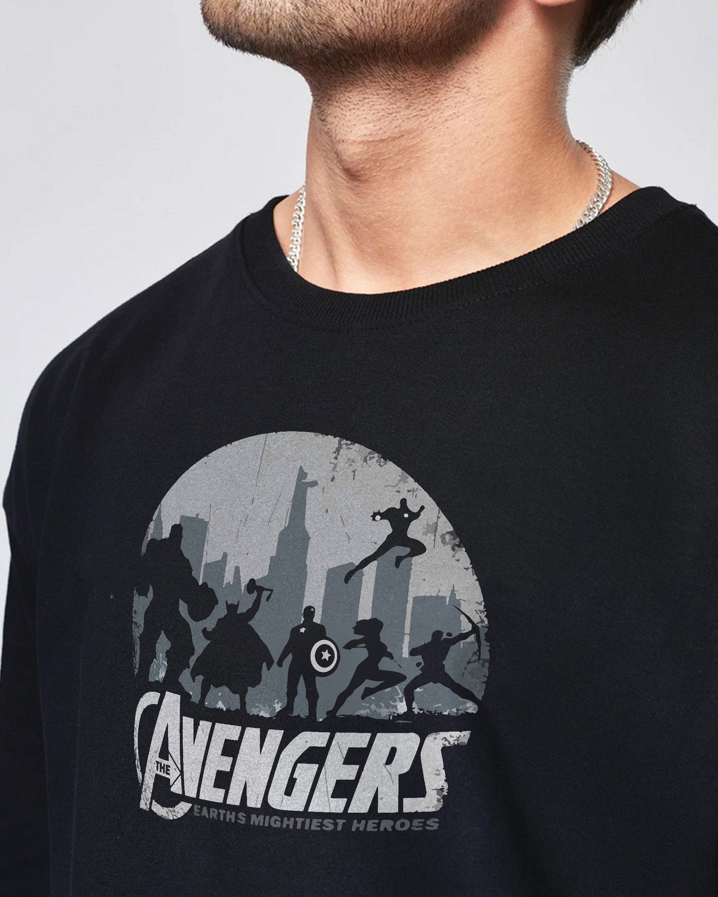 Avenger Oversized T-shirt Black