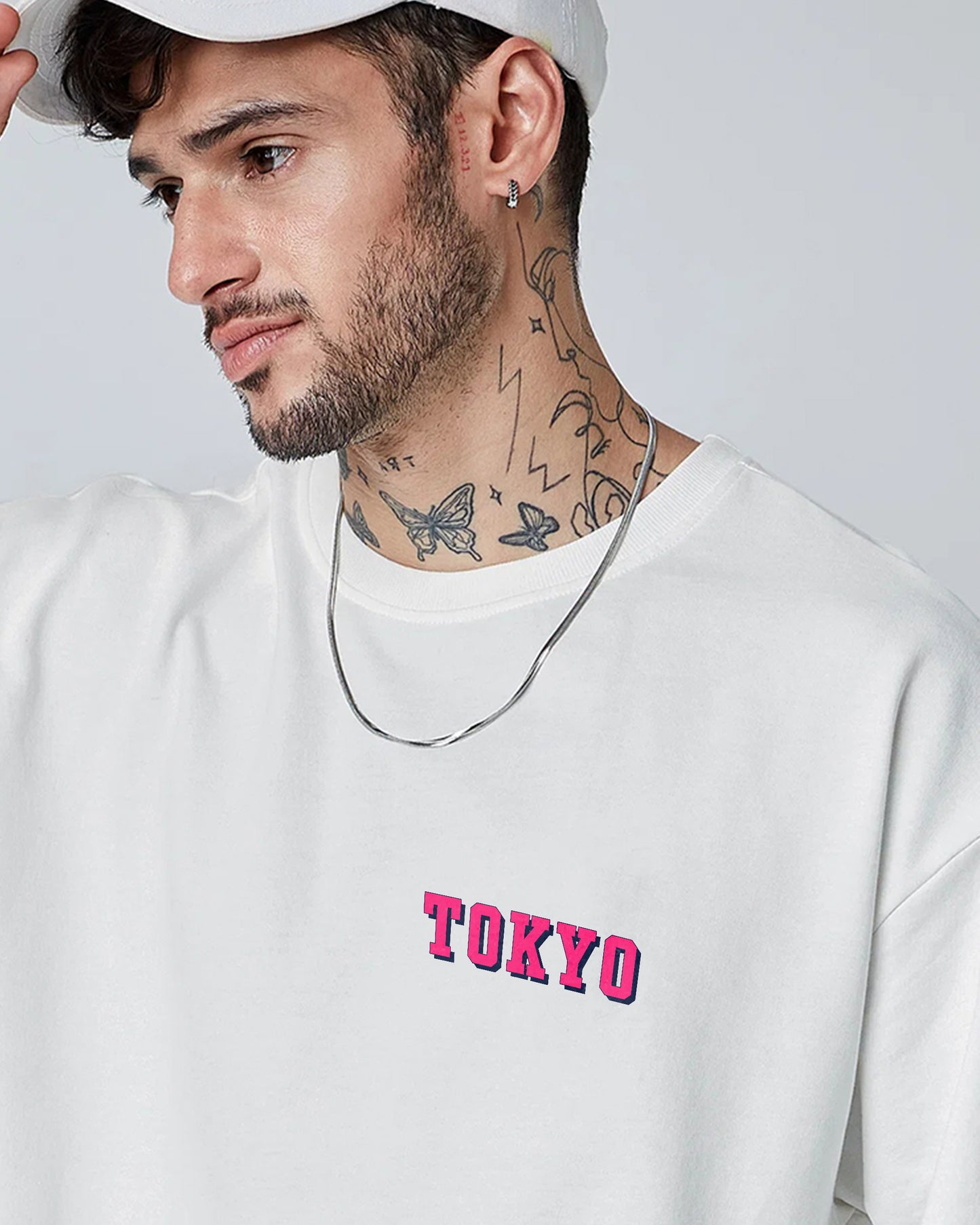 Tokyo Oversized T-shirt White 240GSM