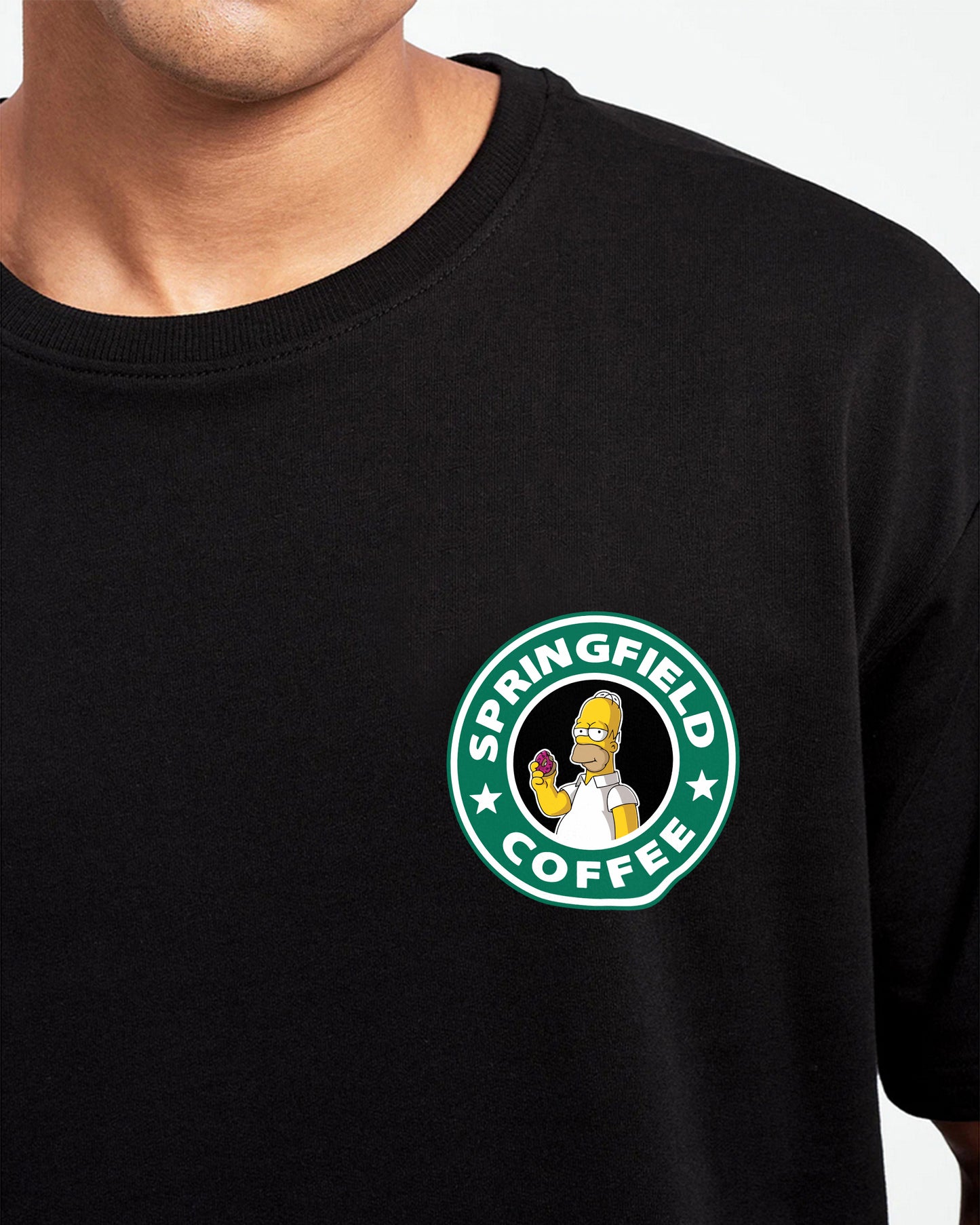 STARBUCKS Oversized Black T-shirt