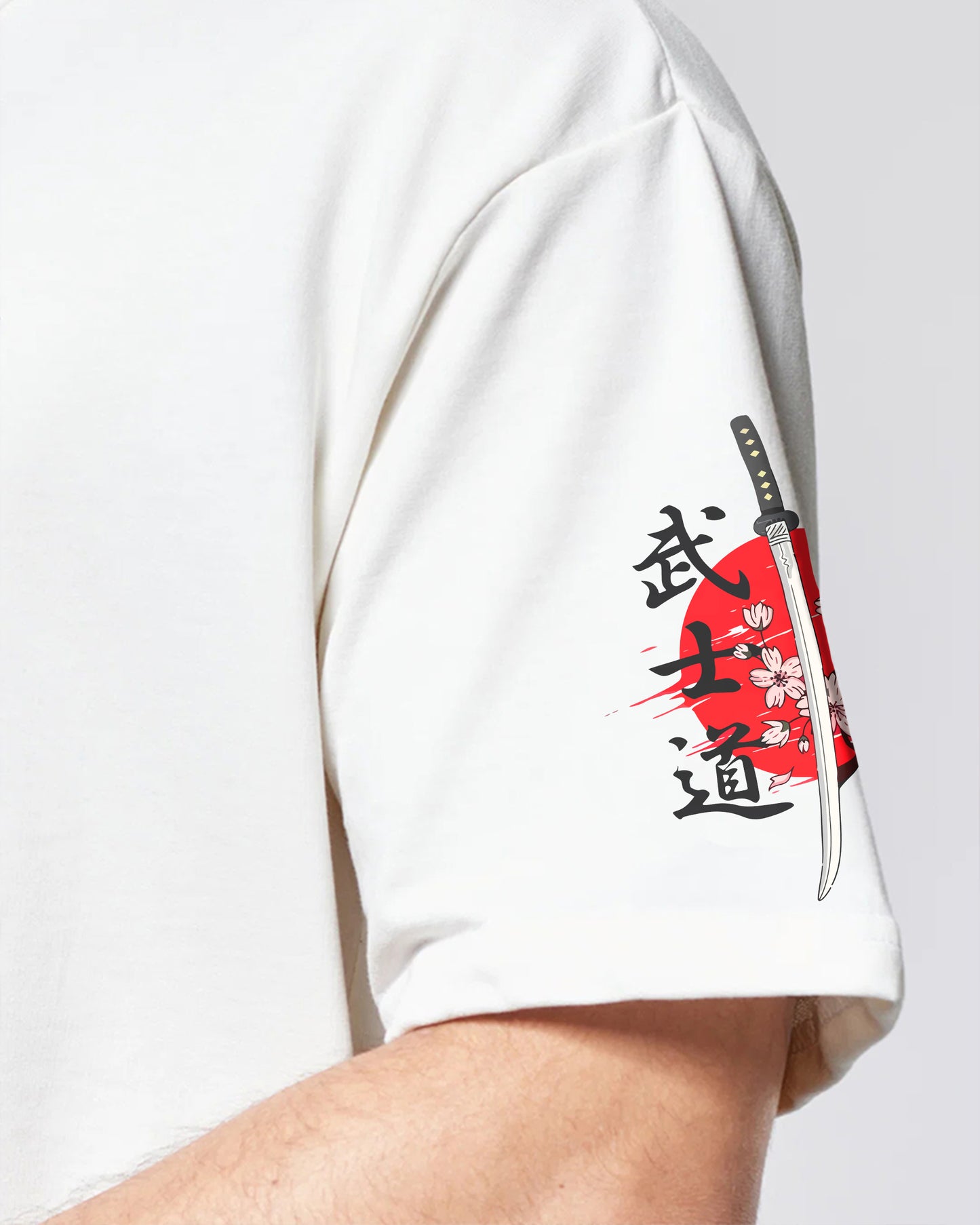 SAMURAI COBRA POISON WHITE OVERSIZED T-SHIRT