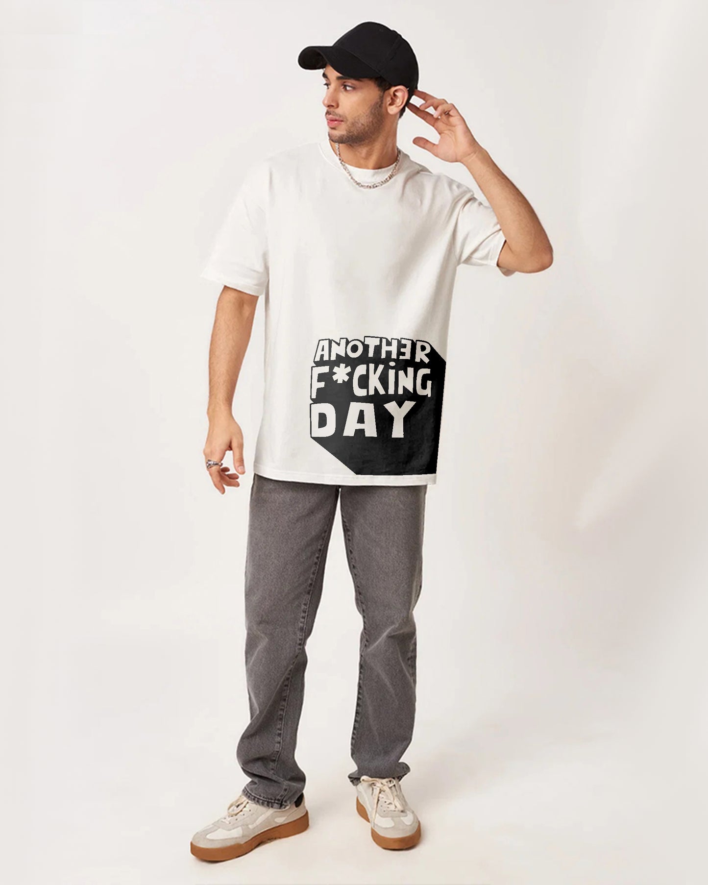 Another Fucking Day Oversized Tee 260GSM