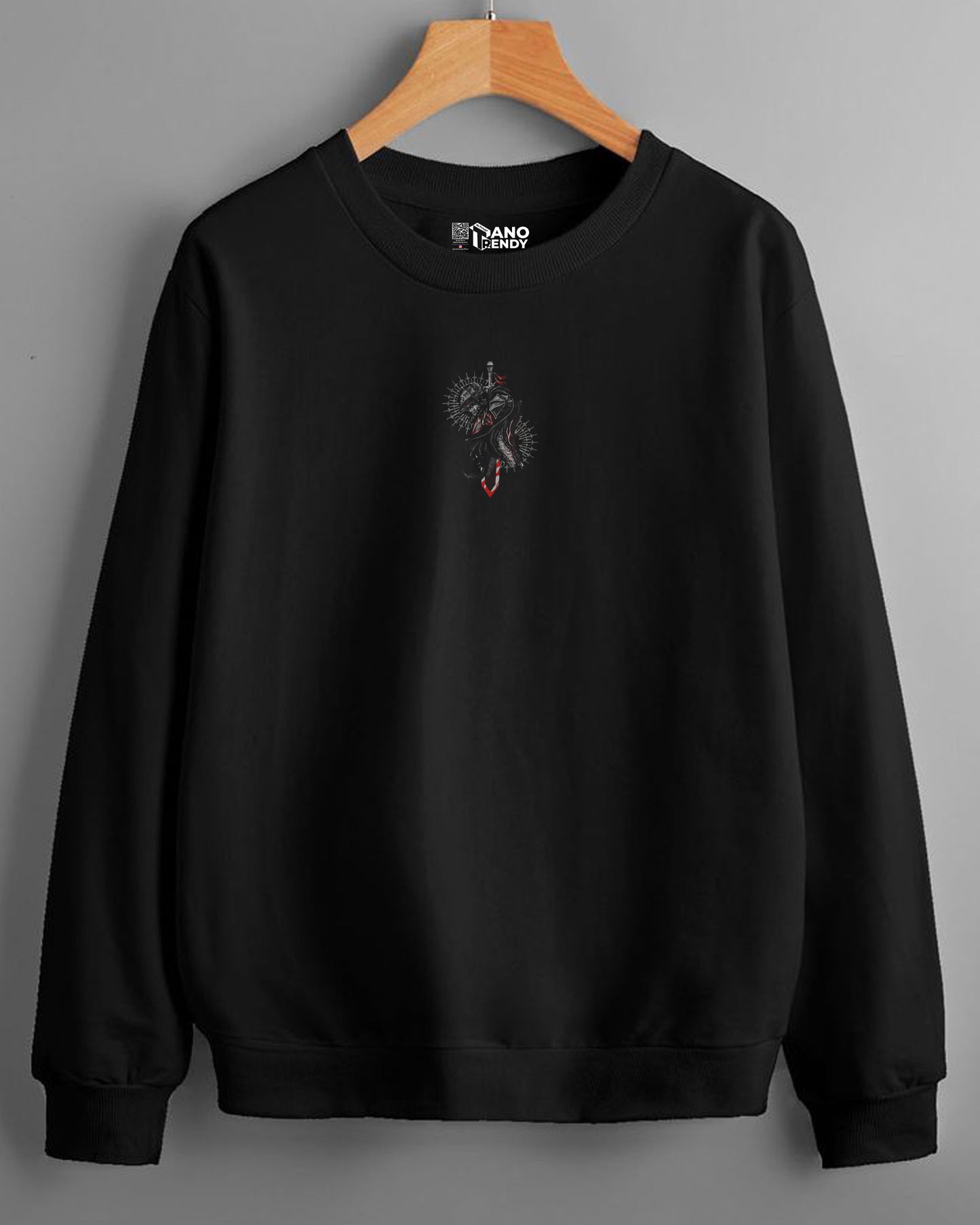 ANIME BERSERK MONSTER WORRIER BLACK SWEATSHIRT