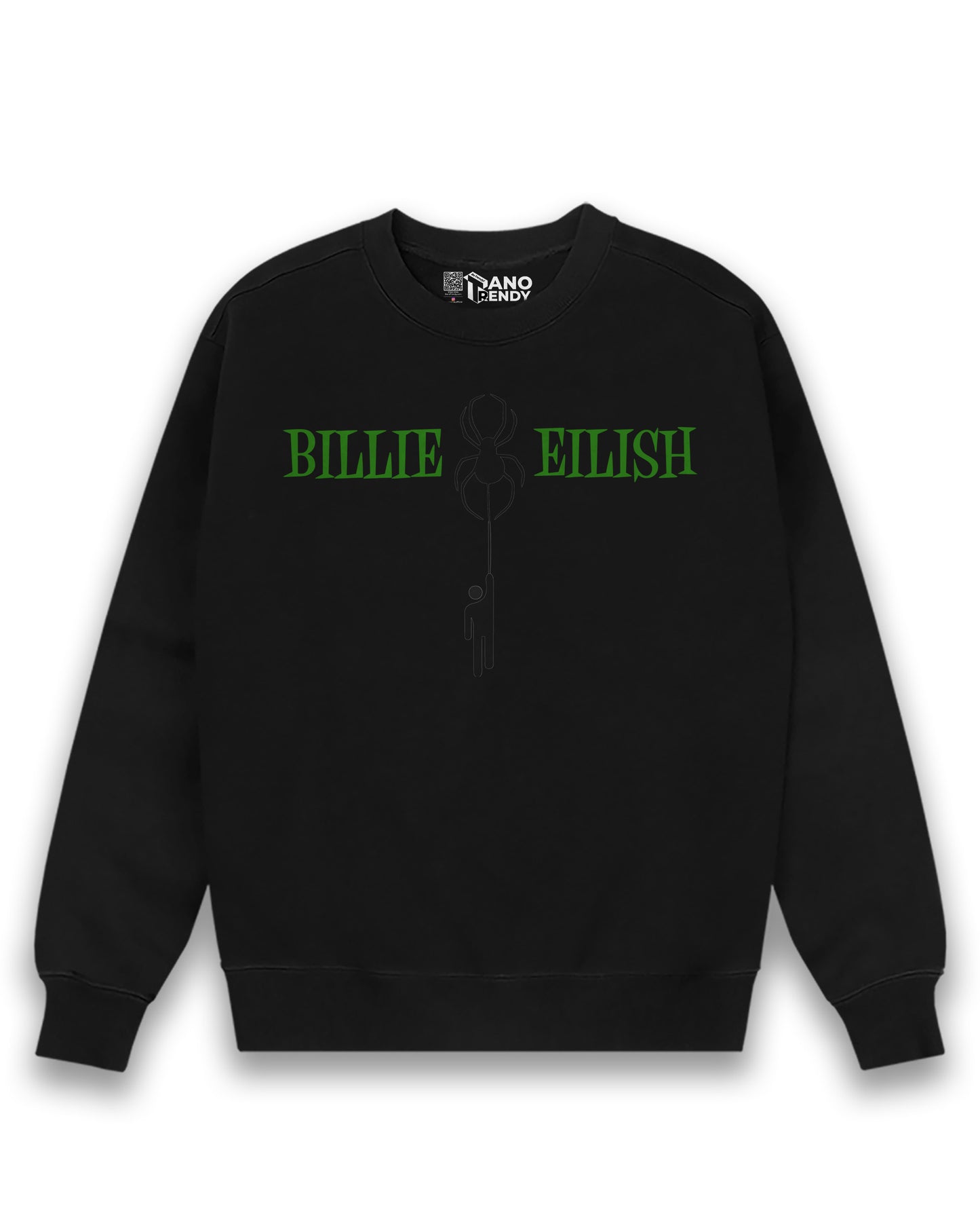 BILLIE EILISH MELODIES MUSIC BLACK  SWEATSHIRT