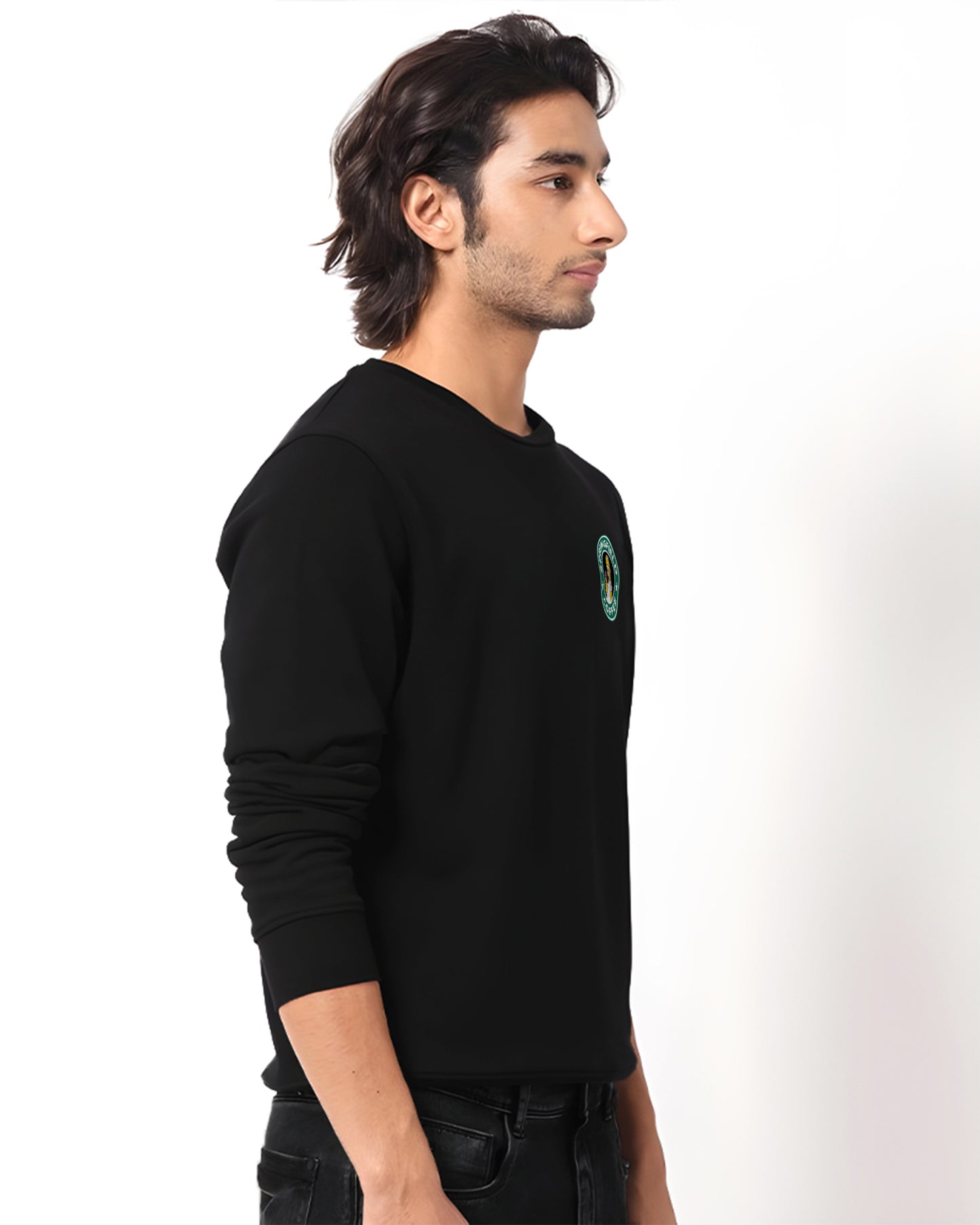 STARBUCKS BLACK REGULAR SWEATSHIRT