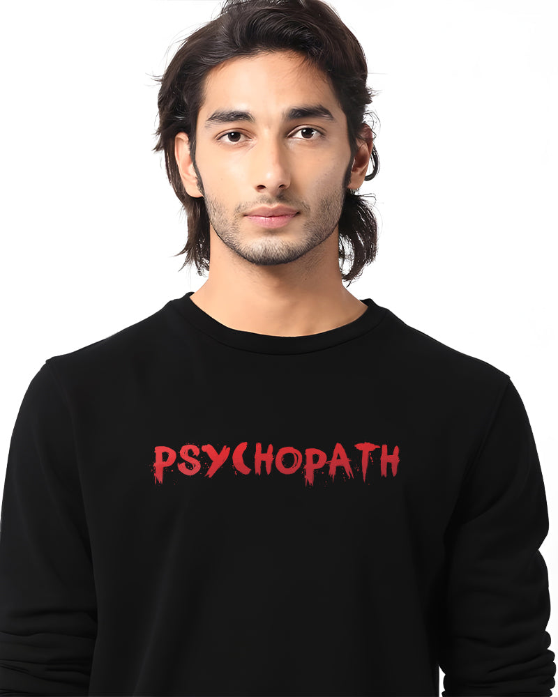 PENGUIN PSYCHOPATH CLAPPING BLACK SWEATSHIRT