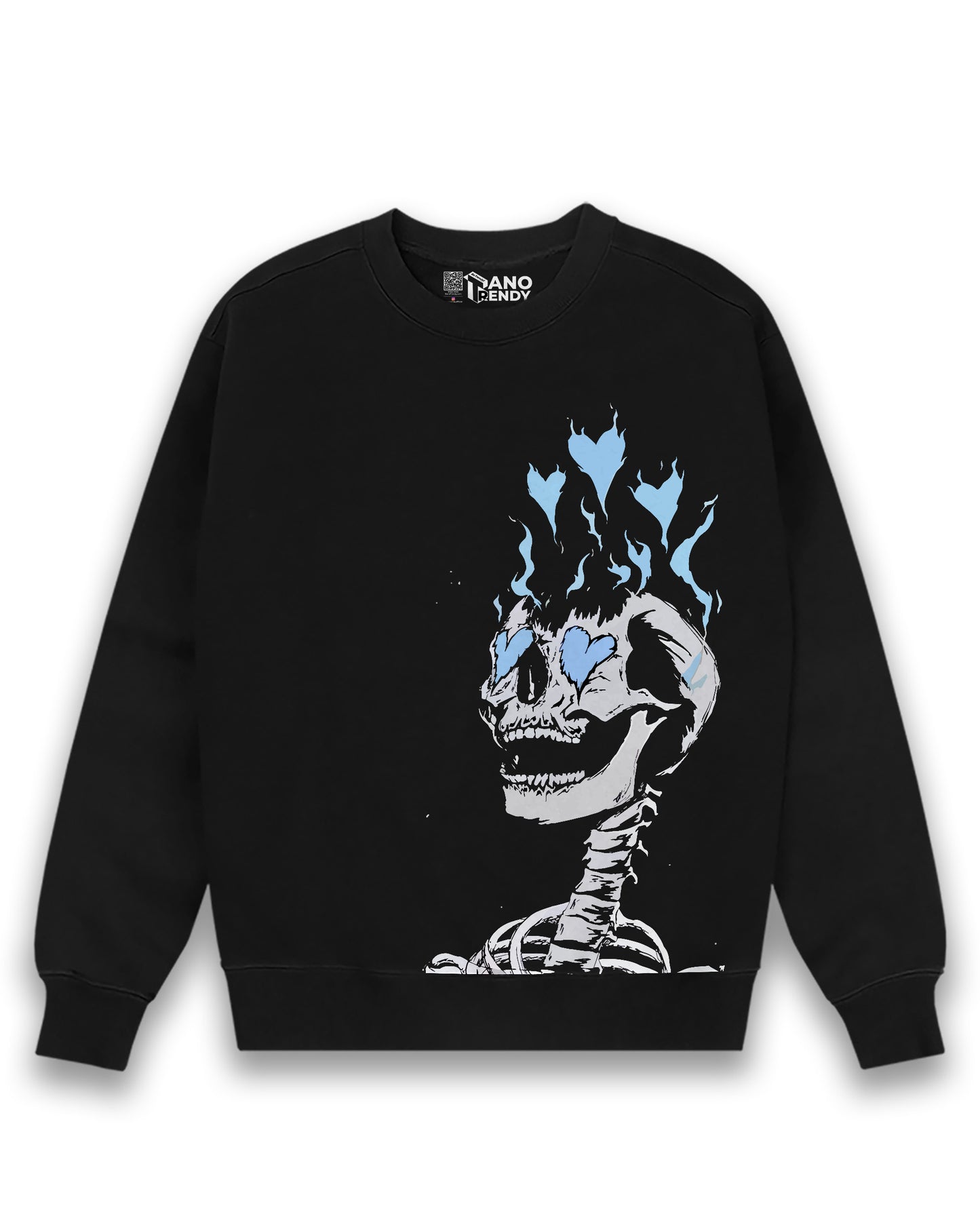 LOVELY DREAMS SKELETON BLACK SWEATSHIRT