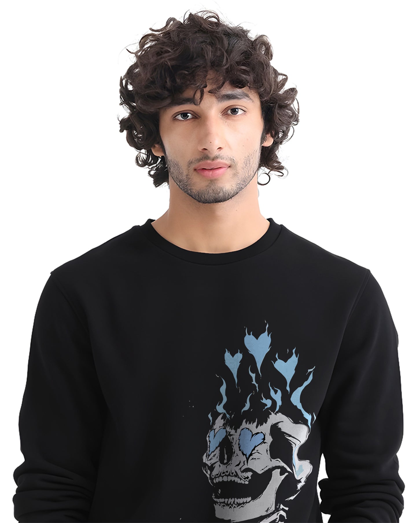 LOVELY DREAMS SKELETON BLACK SWEATSHIRT